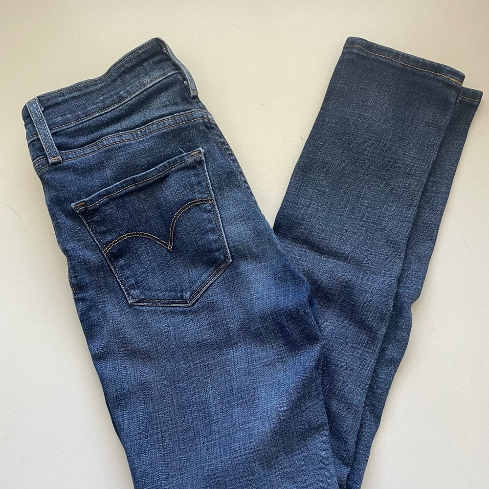 Levi 721 high rise skinny jeans